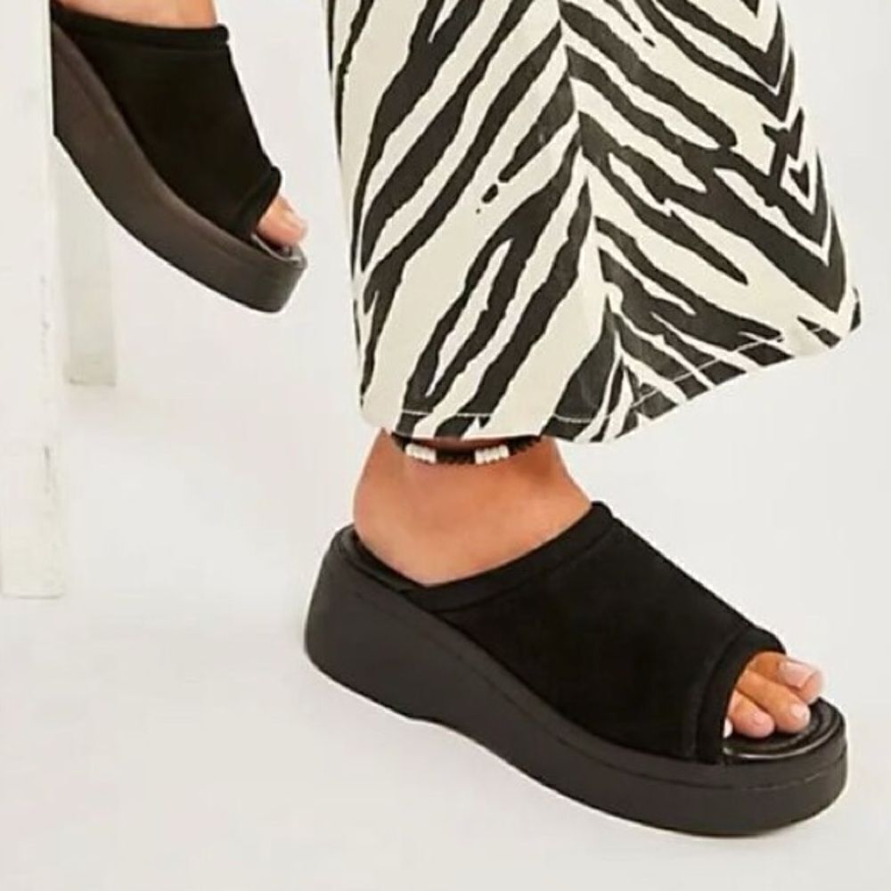 Free People Molly Suede Platform Sandals EU 38.5 US 8.5